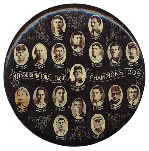 1909 Pittsburg NL Champs Button